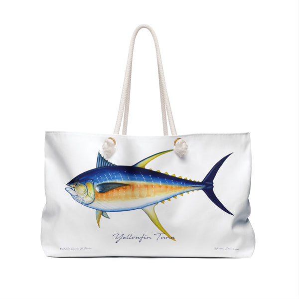 Yellowfin Tuna Weekender Bag