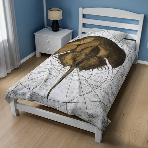 The Remnant Horseshoe Crab Velveteen Plush Blanket