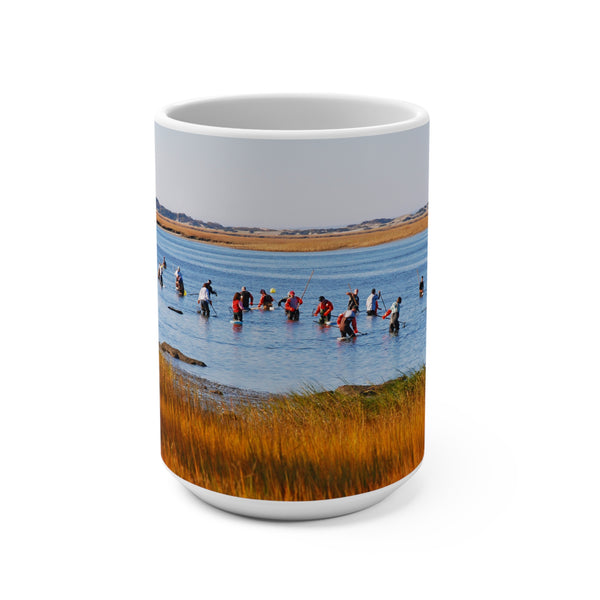 Fall Oyster Harvest 15oz Mug - Perfect for Shellfish Lovers and Clammers