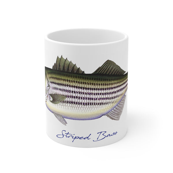 Striped Bass Fishing Coffee Mug 11oz