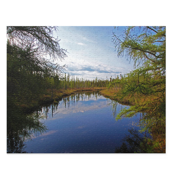 North Maine Woods Puzzle (120, 252, 500-Piece) Dottle Brook Mud Pond Carry