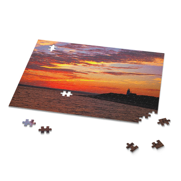 Harbor Sunset Puzzle (120, 252, 500-Piece)