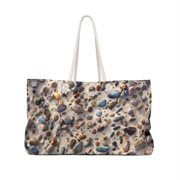 Colorful Beach Stones Weekender Tote Bag