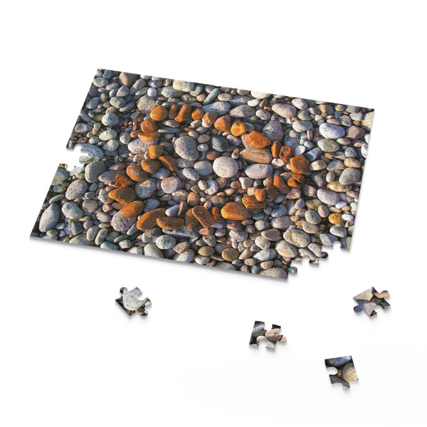 Beach Stones Heart Puzzle (120, 252, 500-Piece)