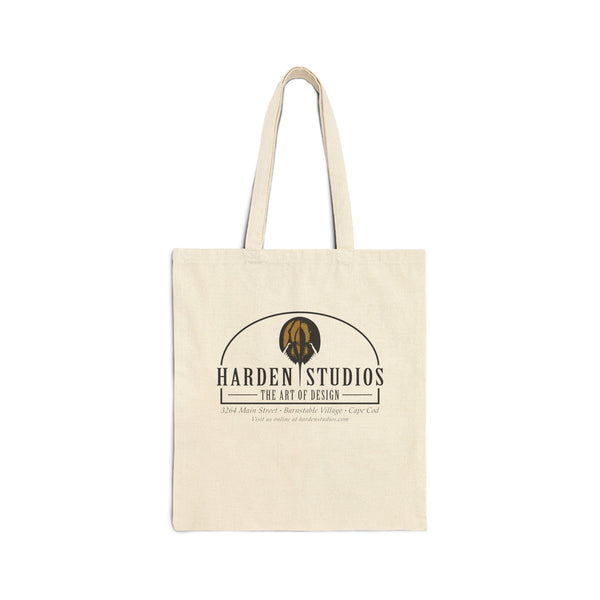 Harden Studios Logo Cotton Canvas Tote Bag