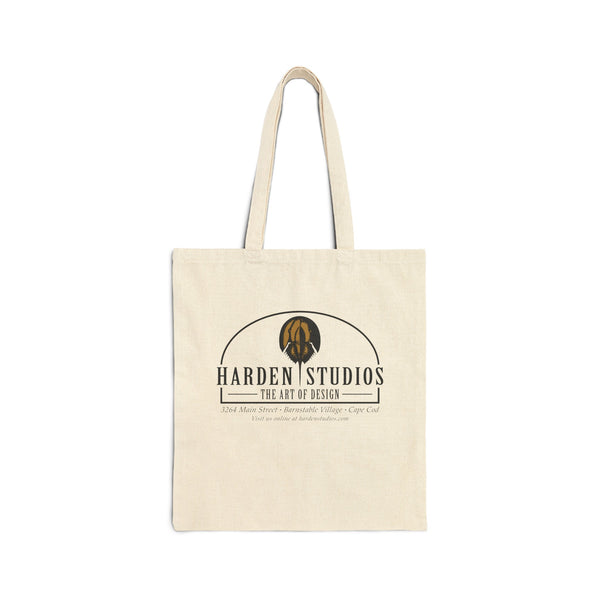 Harden Studios Logo Cotton Canvas Tote Bag