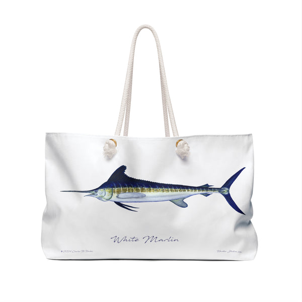 White Marlin Weekender Bag