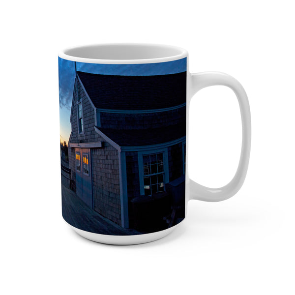 Sunrise at Barnstable Yacht Club Ceramic Mug 15oz Early Morning Glow Barnstable Harbor, Cape Cod