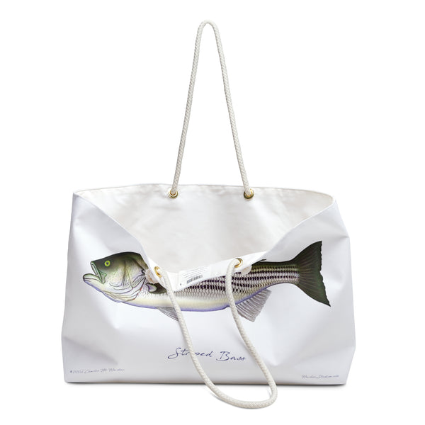 Striped Bass Weekender Beach or Boat Bag