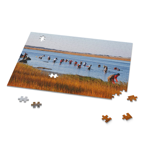 Shellfishing Puzzle (120, 252, 500-Piece) Oysters and Quahogs