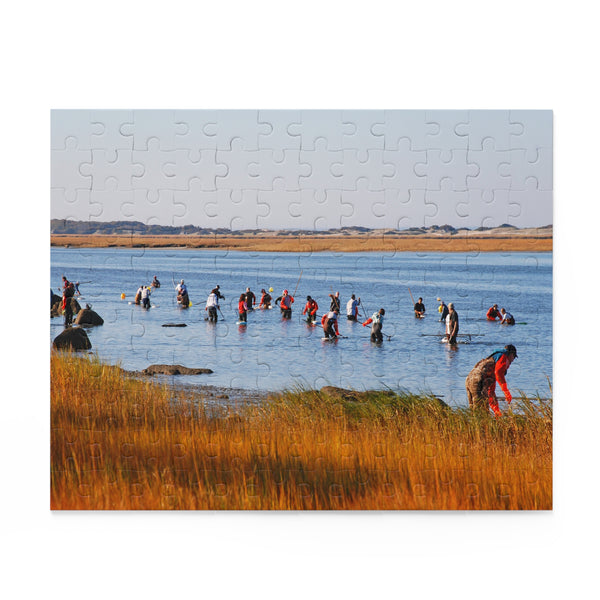 Shellfishing Puzzle (120, 252, 500-Piece) Oysters and Quahogs