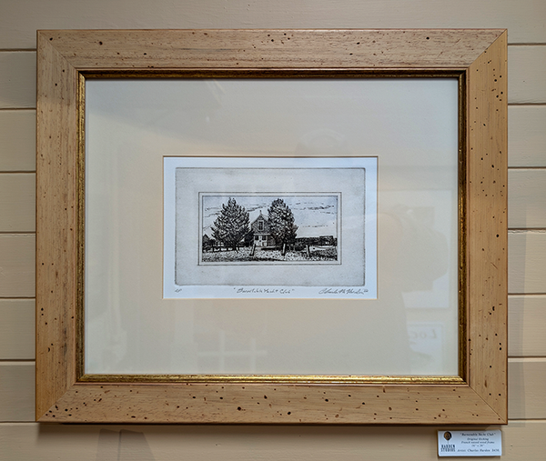 Barnstable Yacht Club etching