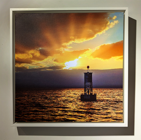 Barnstable Harbor Bell Buoy Sunset 3