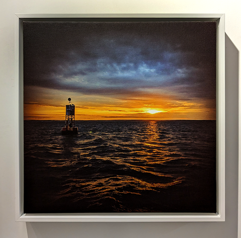 Barnstable Harbor Bell Buoy Sunset 4