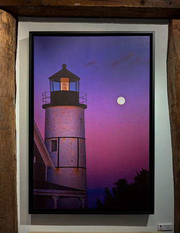 Full Moon over Sandy Neck Lighthouse