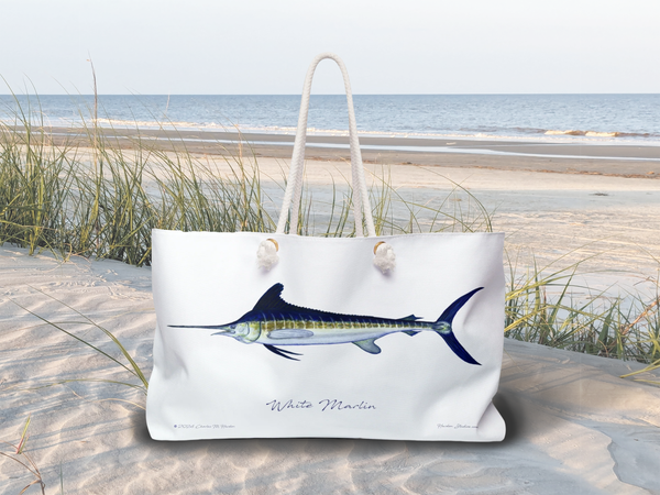 White Marlin Weekender Bag