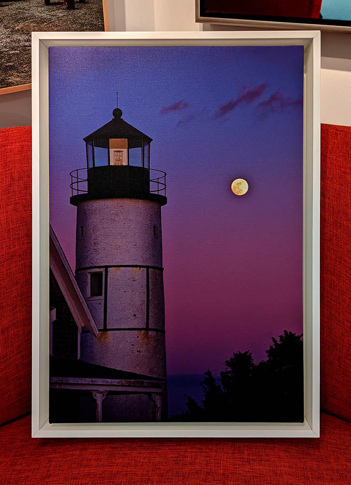 Full Moon Over Sandy Neck Lighthouse